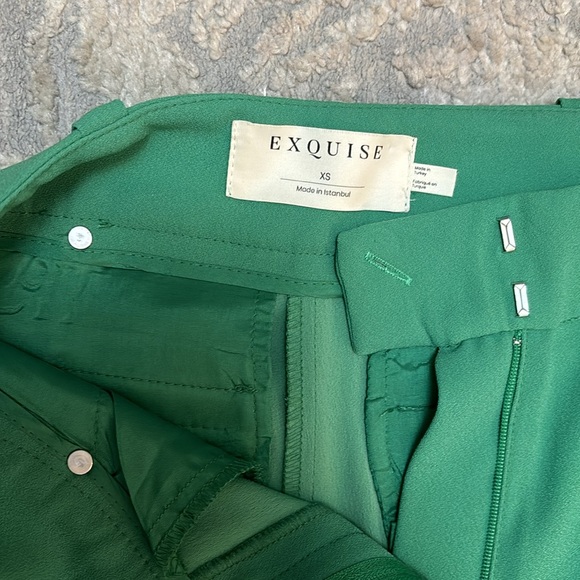 Exquise green trousers - Anthropologie - Picture 3 of 6